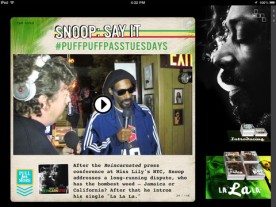 Snoop Lion's Reincarnated: Track Notes App