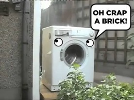 Washing Machine does Harlem Shake